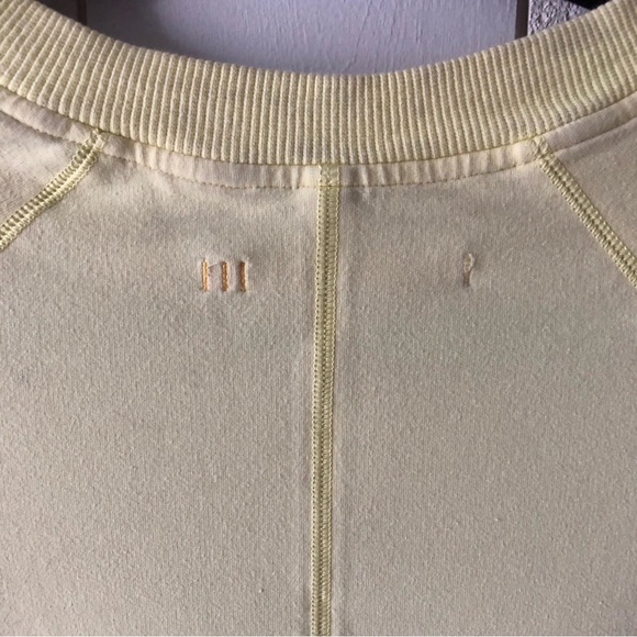 Lululemon Rejuvenate Mellow Lemon Pullover *Flaws* Size 6 - Picture 10 of 13